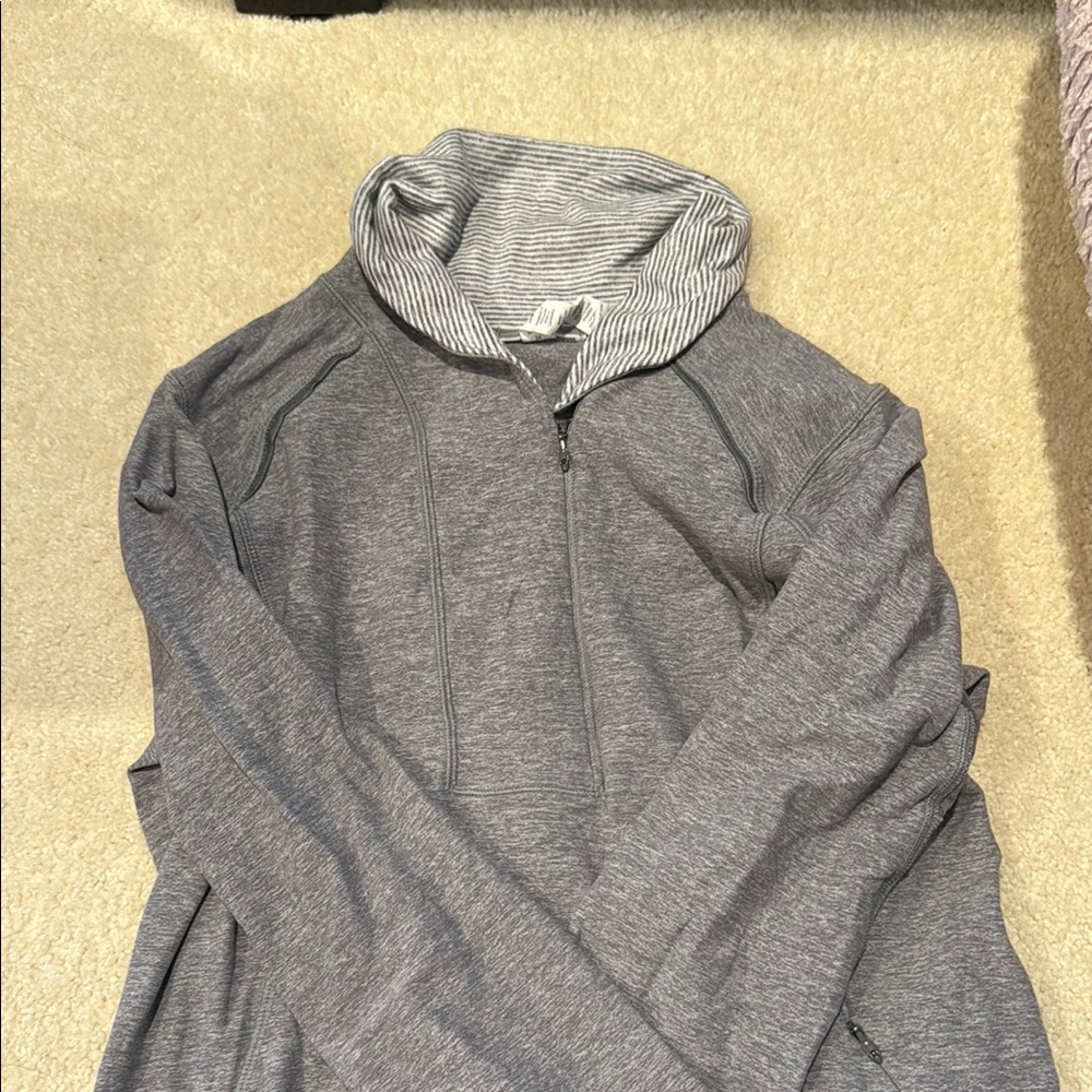 Lululemon grey half zip